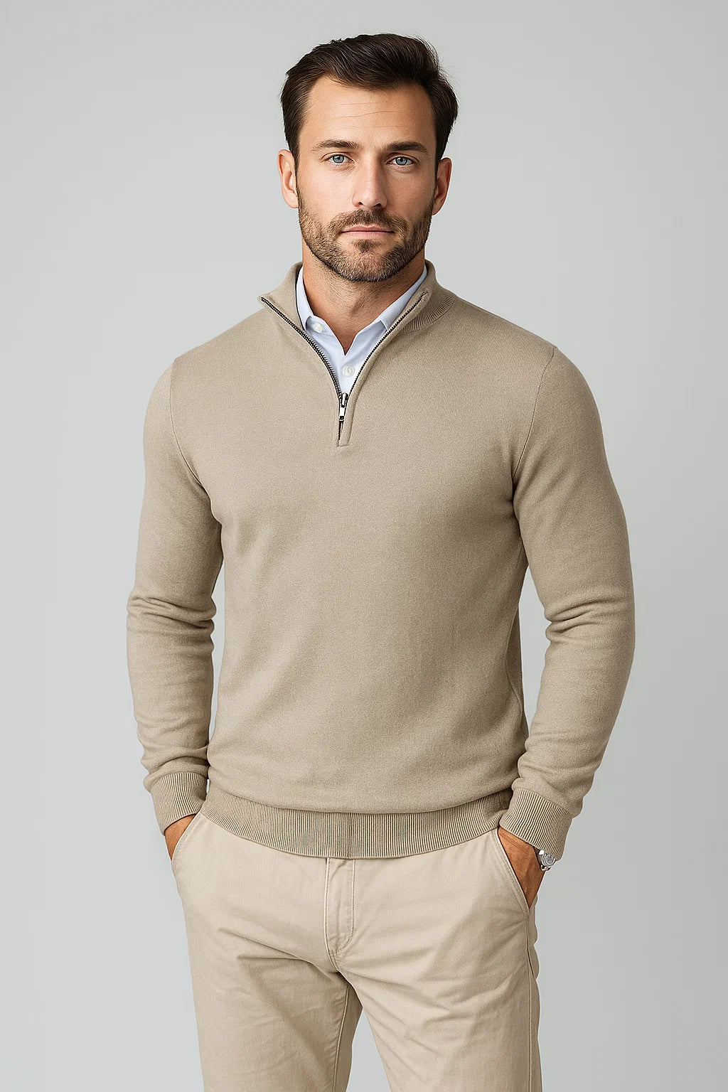 Men's Half Zip Sweater