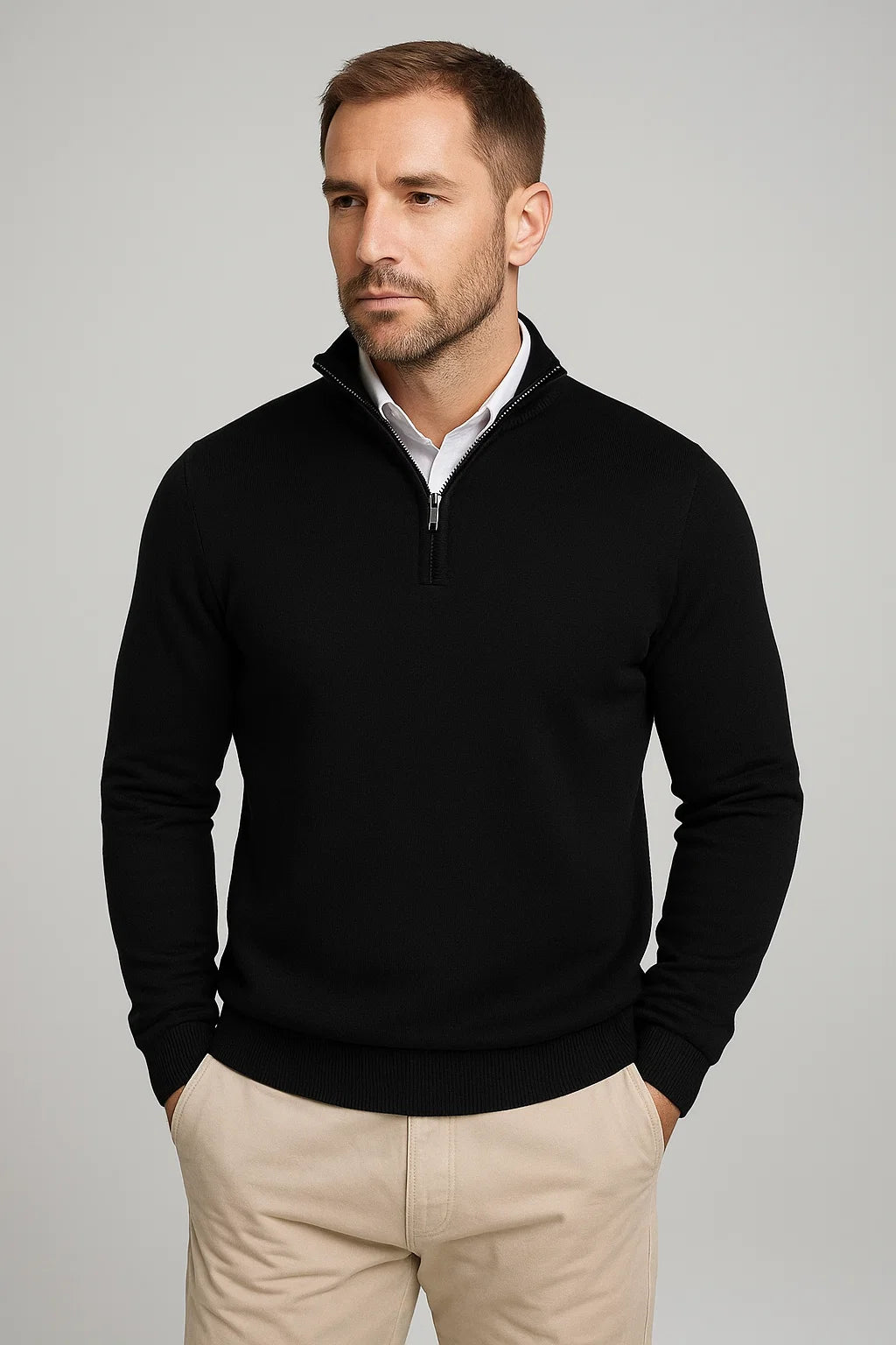 Men's Half Zip Sweater