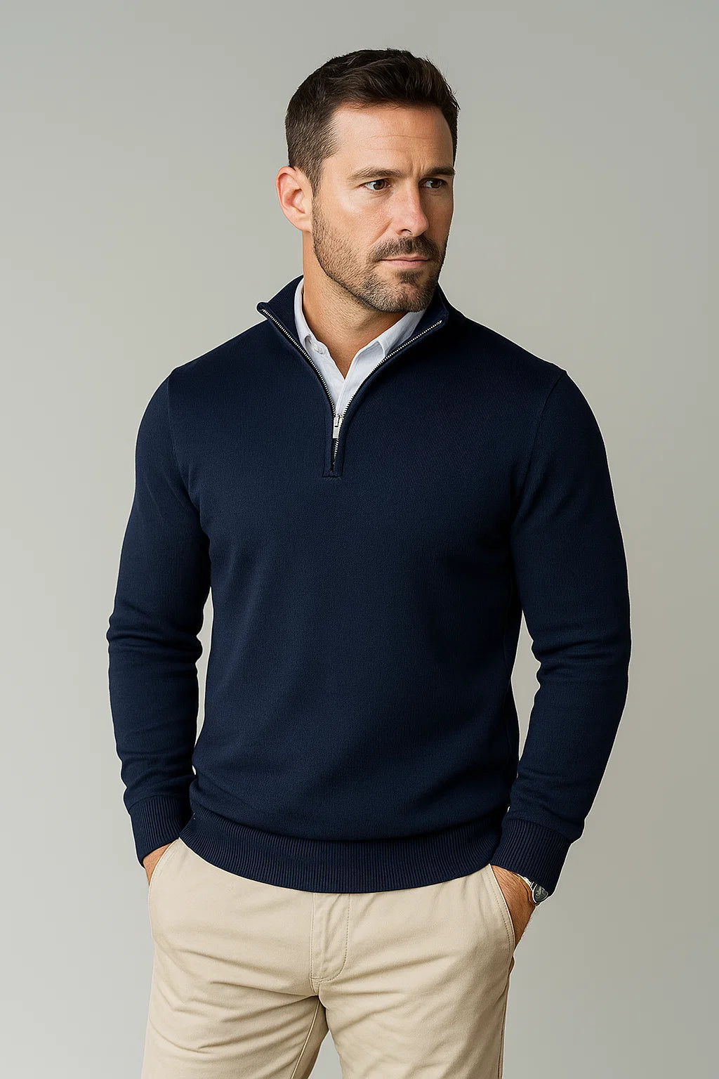 Men's Half Zip Sweater
