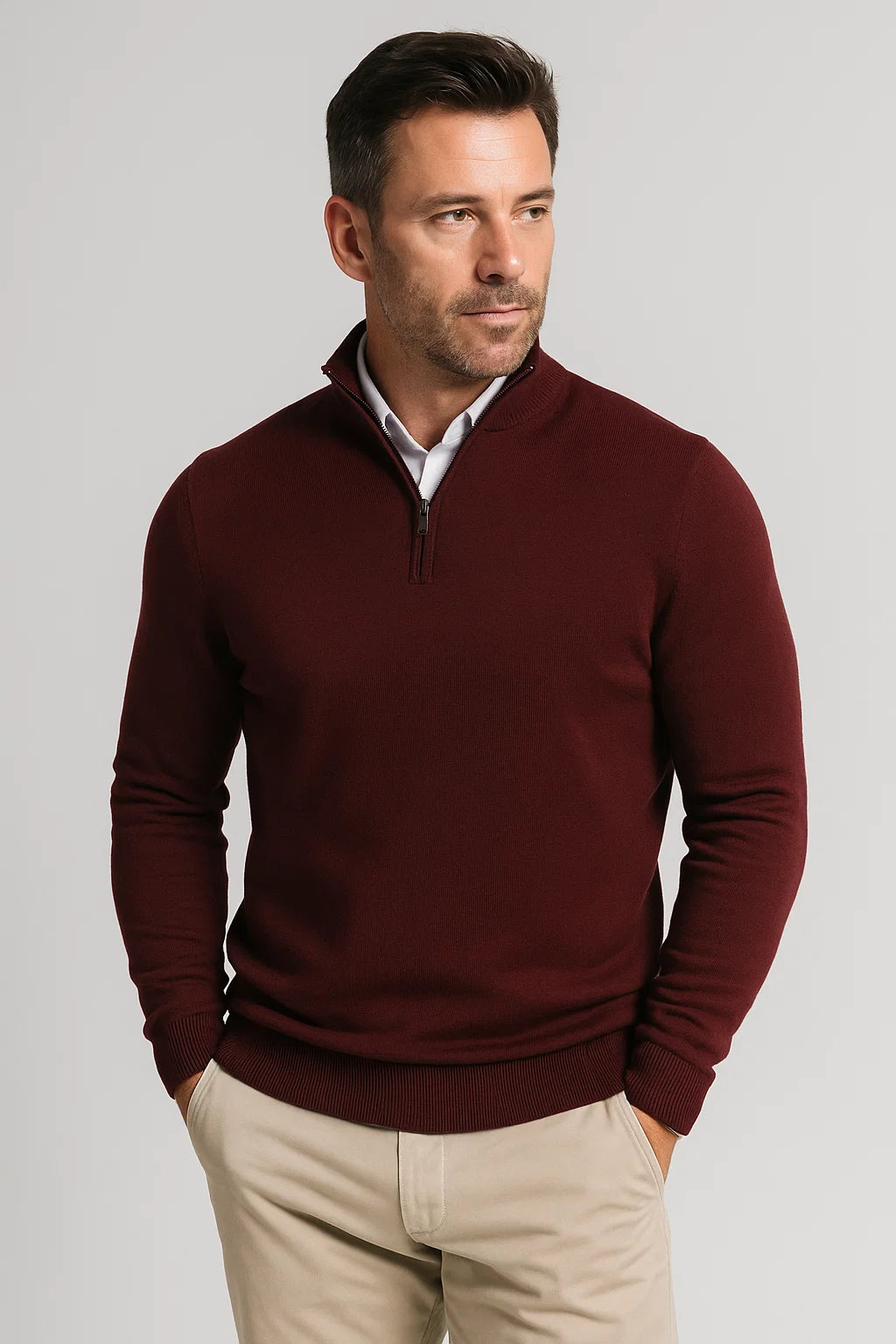 Men's Half Zip Sweater