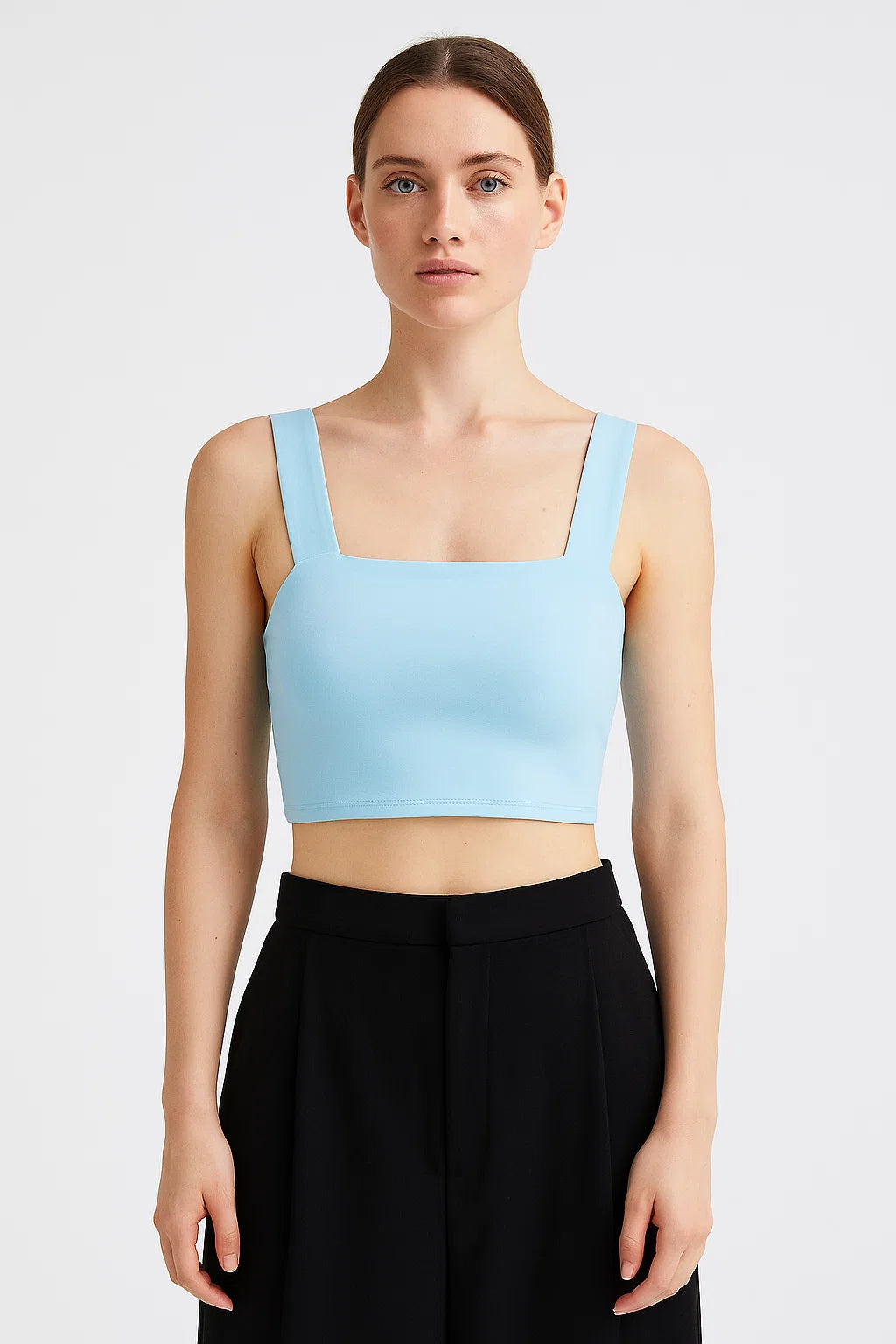 Strap top with Square Neck